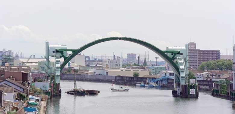 三大水門（安治川水門、尻無川水門、木津川水門）