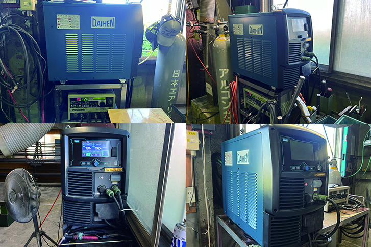 蟹江工場　溶接機